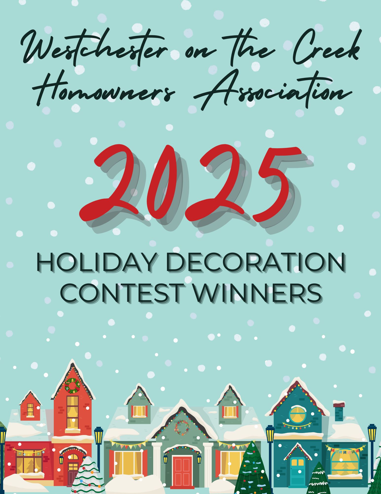 2025 Holiday Decoration Contest Winners